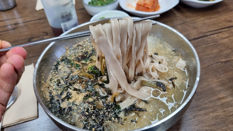 정선 성지 콧등치기국수