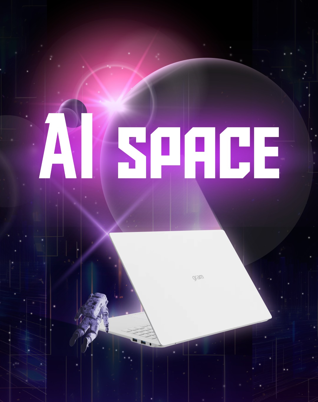 LG 그램 Pro 팝업스토어, AI SPACE